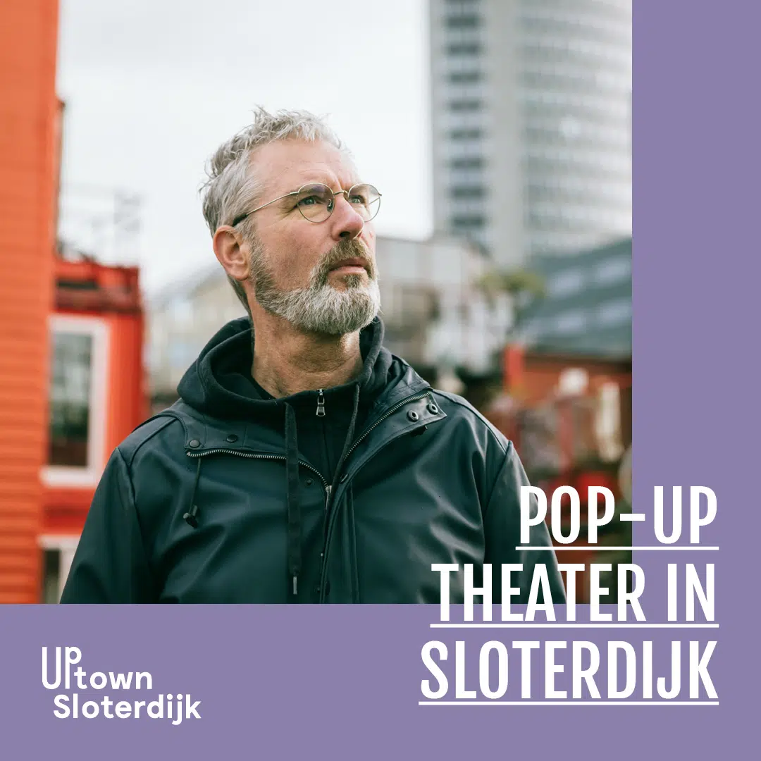 pop-up theater in Sloterdijk Amsterdam city